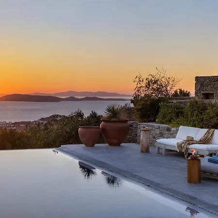 Villa Mykonian Ode With Stunning Sunrise & Sunset Views Mykonos Town